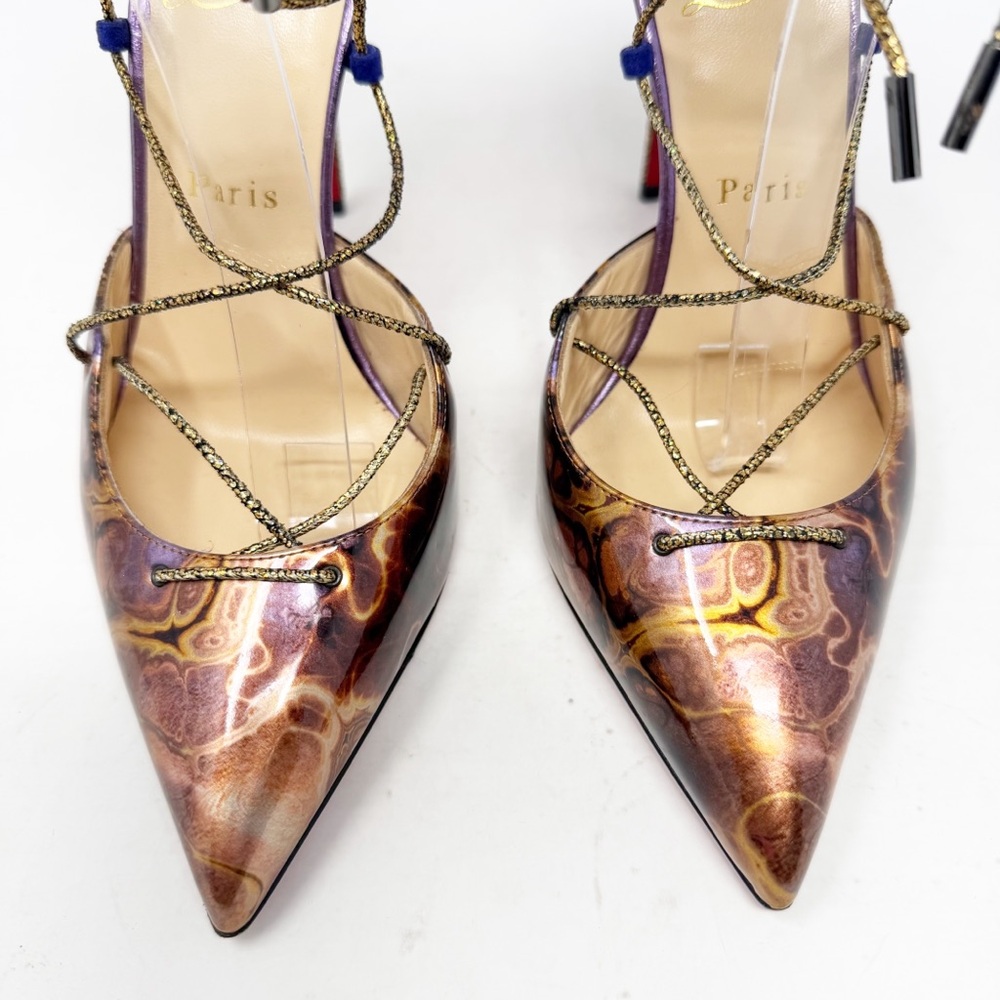Christian Louboutin Corsankle Lace Up Heels Womens Size EU 40 - Picture 6 of 16